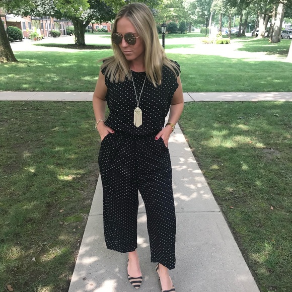 Old Navy Pants Jumpsuits Old Navy Polka Dot Jumpsuit Poshmark